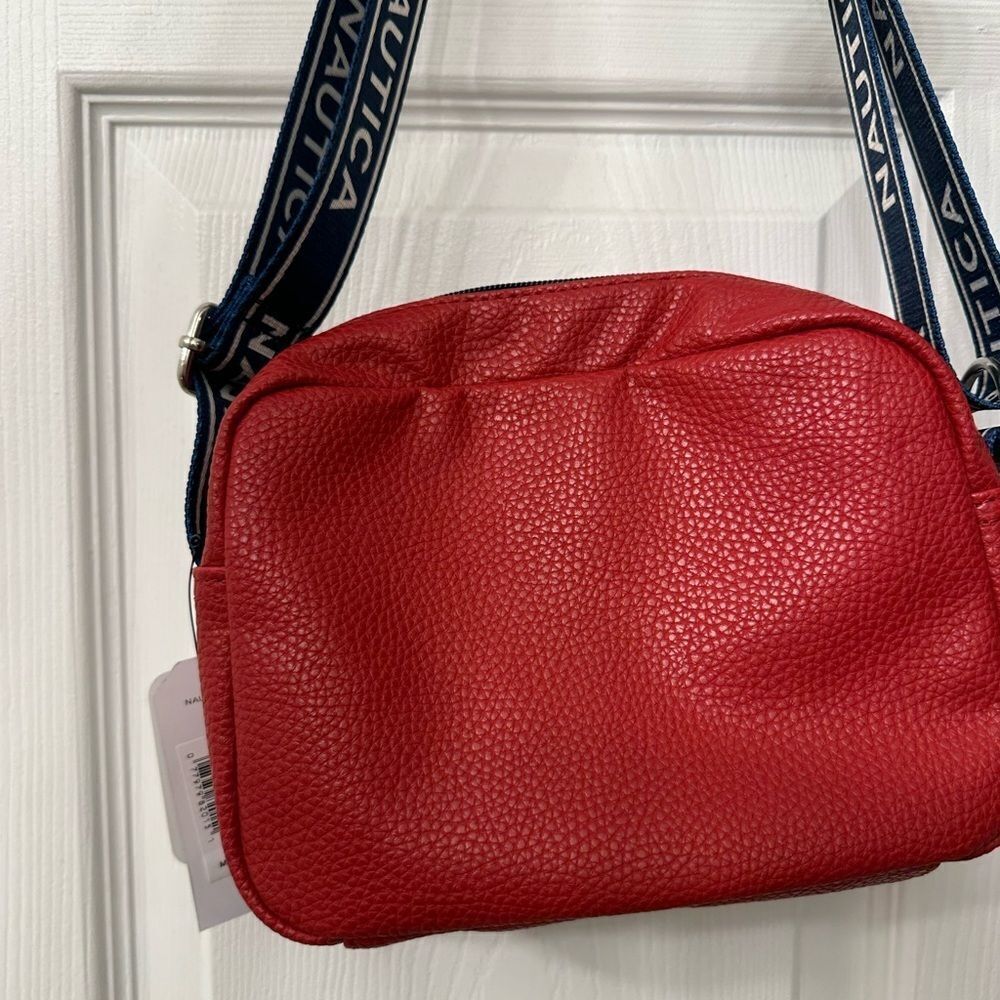 Nautica Red And Blue Small Crossbody Bag - Picture 3 of 5